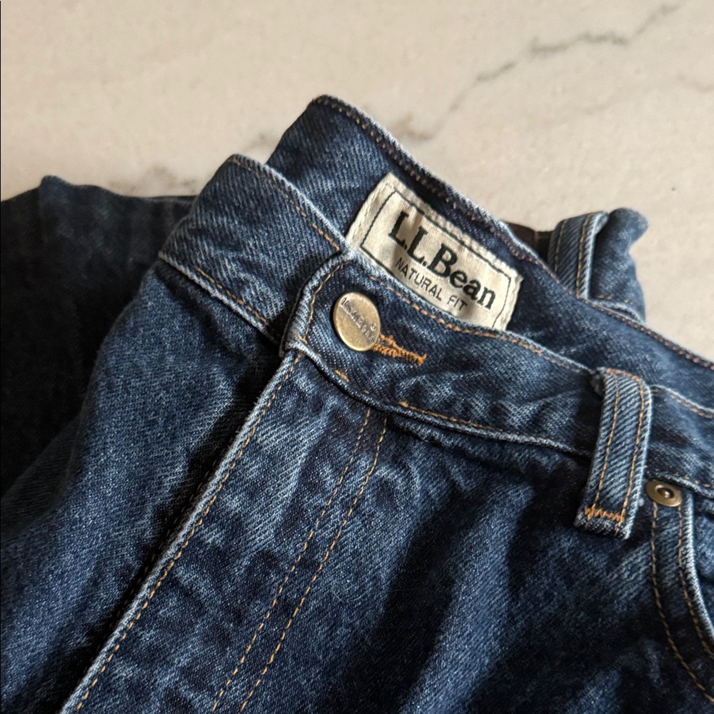 L.L. Bean Women’s Dark Blue Relaxed Jeans